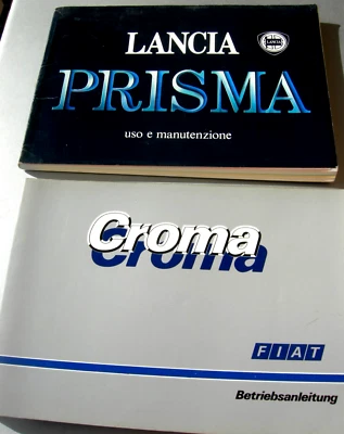 FIAT CROMA e LANCIA PRISMA-  Manuali Uso e Manutenz.- 1986 - 1988 - Immagine 1 di 4