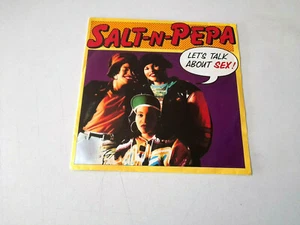 Salt-N-Pepa " LET'S Talk About Sex " 7 " Espagnol Single Vinyle Mbe / VG - Picture 1 of 2