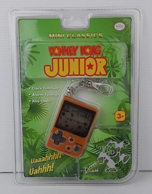 NINTENDO DONKEY KONG JUNIOR MINI CLASSICS VINTAGE HANDHELD GAME & WATCH - SEALED - Immagine 1 di 4