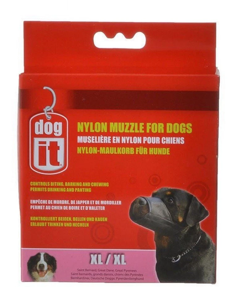 LM DogIt 尼龙枪口狗控制咬、吠叫和咀嚼 — 第 1/1 张图片