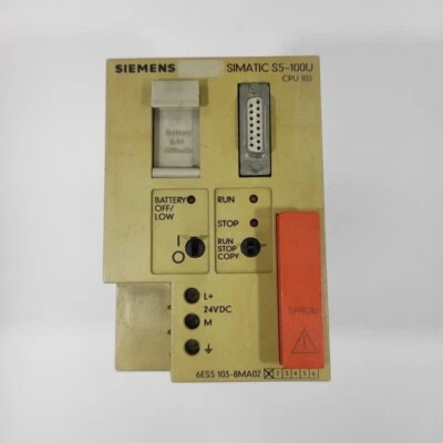 ▀▄▀▄▀ CPU SIEMENS S5 SIMATIC S5-100U 103 - 6ES5 103-8MA02 - 6ES5103-8MA02 - Bild 1 von 2