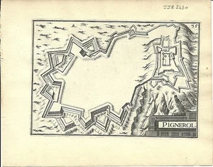 Antique map, Tassin, Pignerol (Pinerolo) - Picture 1 of 1