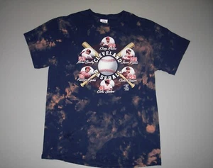 MLB Cleveland Baseball 2016 World Series Players T-shirt Men's M Tie Dye - Picture 1 of 5