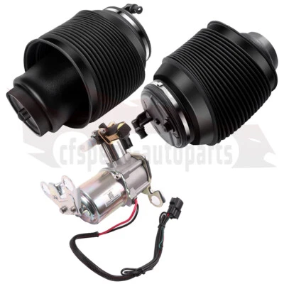 3* Rear Air Suspension Air Bags + Air Compressor For Lexus GX460 GX470 - Image 1 of 4