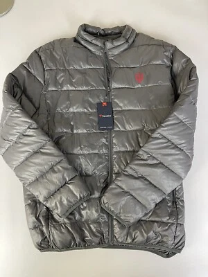 Chaqueta acolchada gris para hombre Fanatics Indiana University Hoosiers talla 2XL Foto 1 de 4