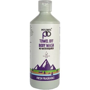Pits & Bits Towel Off Rinse Free Fresh Fragrance Camping Body Wash - 500ML