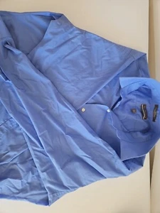 Van Heusen Blue Dress Shirt - Fitted XL, Button Down, Size 34-35 - Picture 1 of 6