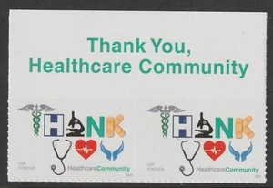US 5947 Thank You Healthcare Community F Header Horz Pair MNH 2024 - Bild 1 von 1