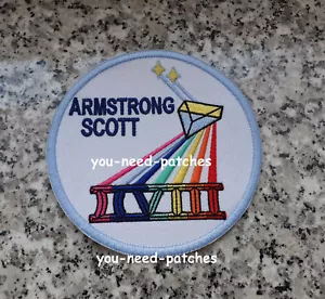 Toppa logo NASA Space Mission Gemini 8 astronauti Armstrong Scott su ricamo  - Foto 1 di 1