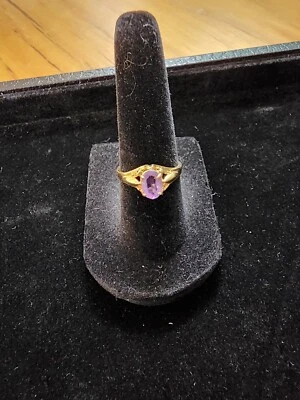 Amethyst Ring- Size 6 - Image 1 of 4