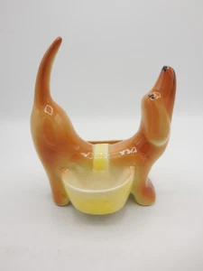 Vintage Dachshund Weiner Dog Planter and Trinket Holder - Picture 1 of 9