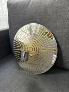 Jonathan Adler - Partylite Santorini Sconce - Round Mirror Wall Candle Holder - Imagen 1 de 5