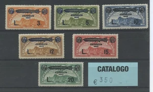 SAN MARINO 1933 ZEPPELIN 6V. * CENTRATO - Picture 1 of 1