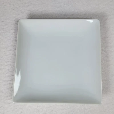 Crate & Barrel Square White Appetizer Plates 6” x 6” Set Of 6 No Chips - Image 1 of 2