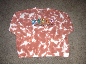 THE GRATEFUL DEAD Tie Dye cotton blend Sweatshirt men's 2XL - Picture 1 of 4