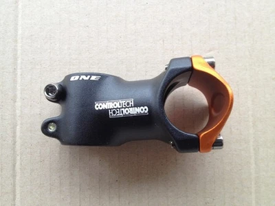 Control Tech One Vorbau, 31,8*60 mm, 1 1/8" Ahead, schwarz/orange, NEU - Bild 1 von 2