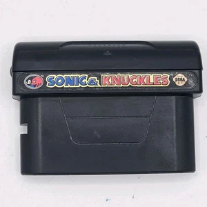 Sonic & Knuckles Sega Genesis Lock-On Authentic US Game Cartridge Used Works! - Picture 1 of 4