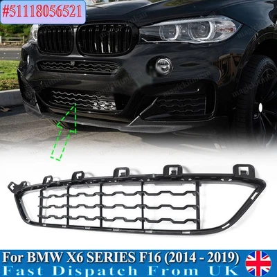 FOR BMW X6 SERIES F16 M SPORT 2014-2019 FRONT CENTER LOWER OPEN GRILLE #8056521 - Image 1 of 4