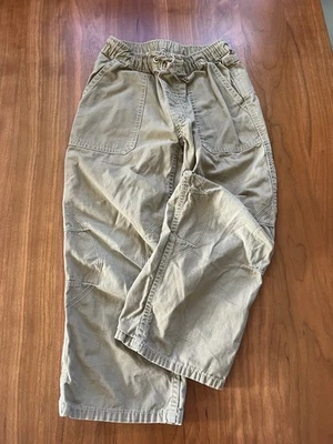 Boys Hanna Andersson 110 Khaki 100% Cotton Cargo Pants EUC - Image 1 of 4