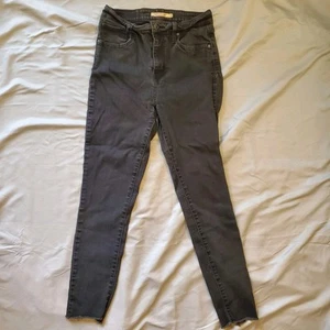 Levi's 721 Jeans Größe 28 Damen High Rise Skinny Dark Wash Schwarz Denim - Bild 1 von 7