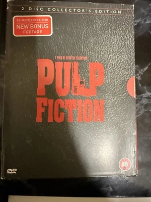 Pulp Fiction Special Collectors Edition 2 Disc DVD (Inc 4 Postcards). Ex Cond - Image 1 of 4