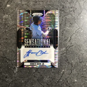 2025 Prizm Silver Pulsar Sensational Signatures Homer Bush Rookie Auto #'d /199 - Picture 1 of 2