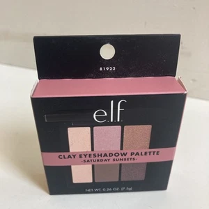 e.l.f. Clay Eyeshadow Palette Saturday Sunsets Mirror Included Discontinued RARE - Picture 1 of 5