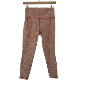 Athleta High Rise Salutation Stash Pocket II bedruckte 7/8 enge Leggings Small - Bild 1 von 4