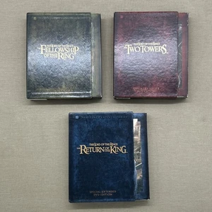 The Lord of the Rings Complete EXTENDED EDITION Trilogy 1-3 (DVD 12-Disc Set) - Picture 1 of 23