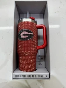 NCAA Red Bling Colossal UGA 46oz Becher Georgia Bulldogs Strass, Go Dawgs! - Bild 1 von 8