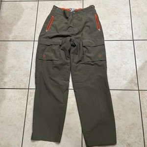 Pantalones de Pista de Carga Nike ACG De Colección Verde Naranja Años 90 Sueltos Skate Grunge Para Hombres - Imagen 1 de 12