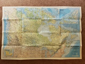 Canada's Vacationlands - Canada Map - National Geographic Society - 1985 - Bild 1 von 3