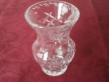 Bleikristall Vase  Höhe 13cm Breite Oben 9cm am Bauch 8,5cm guter Zustand