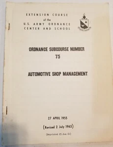 Ordnance Unterlauf Nummer 75 Kfz Werkstattverwaltung, 27. April 1955 - Bild 1 von 5