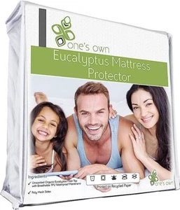 One's Own Mattress Protector Renewable Organic Fiber Top TPU Waterproofing - Picture 1 of 10