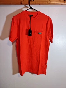 Camiseta Filson S para Hombre Mangas Cortas Nueva con Etiquetas Blaze Orange Bolsillo Básico Diseñador - Imagen 1 de 9