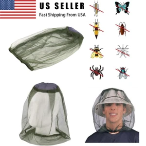 2-5pcs Midge Mosquito Insect Hat Bug Mesh Head Net Camping Face Protector - Picture 1 of 25