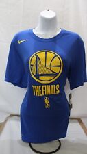 Nike NBA The Finals Golden State Warriors T Shirt Blue Women's Size XL (M21418)
