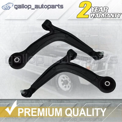 LEFT+RIGHT PAIR FRONT LOWER CONTROL ARMS KIT for ABARTH 500/595/695 Hatchback 08 - image 1 of 4