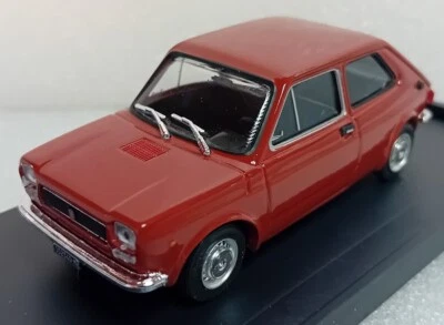 FIAT 127 1971 ROSSO SIERRA/INTERNO NERO BRUMM R500-09 - Immagine 1 di 4