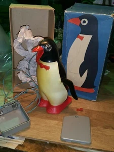 VINTAGE PENGUIN TOY BATT. OPERATED 70's CCCP REMOTE CONTR. RUSSIA USSR ORIG.BOX - Picture 1 of 12