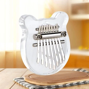 Mini Kalimba Portátil 8 Teclas Dedo Arpa Pulgar Piano Instrumento Musical Colgante G - Imagen 1 de 18
