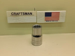 Enchufe de accionamiento Craftsman 13 mm métrico 1/2" 44234 EE nuevo stock antiguo hecho en EE. UU. - Imagen 1 de 7