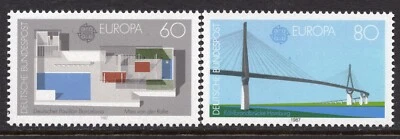 EUROPA CEPT 1987 - Germany - Modern Architecture - MNH Set - Image 1 of 2