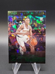 2020-21 Panini Chronicles 108 Immanuel Quickley RC Green Cracked Ice Fanatics SP