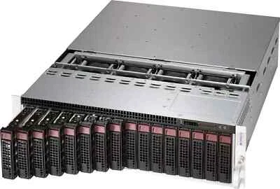 Supermicro 5037MR-H8TRF 8 Node Server, 8x E5-2680 V4, 16x 32GB RAM, 8x 40G NIC - Image 1 of 3