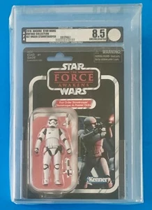 STAR WARS VINTAGE COLLECTION FIRST ORDER STORMTROOPER VC118 AFA 85 UNCIRCULATED - Picture 1 of 2
