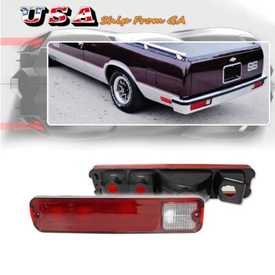 For Chevy El Camino Malibu / GMC Caballero 1979-1987 Pair Rear Tail Lights Lamps - Image 1 of 4