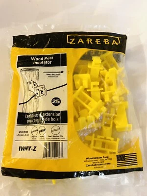 Aislador de uñas inclinado Zareba IWNY-Z amarillo 25 unidades Foto 1 de 2