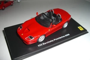 Ferrari 550 Barchetta Pininfarina 2000 IXO 1/43 Diecast Car, Red, Top Down, NEW! - Picture 1 of 8